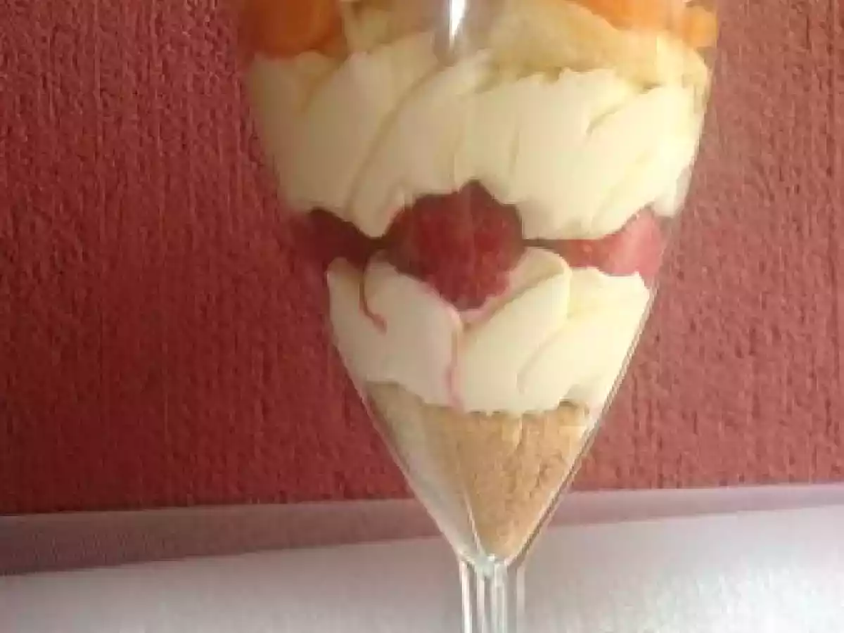 Creme de mascarpone au fruits frais façon crumble - photo 2