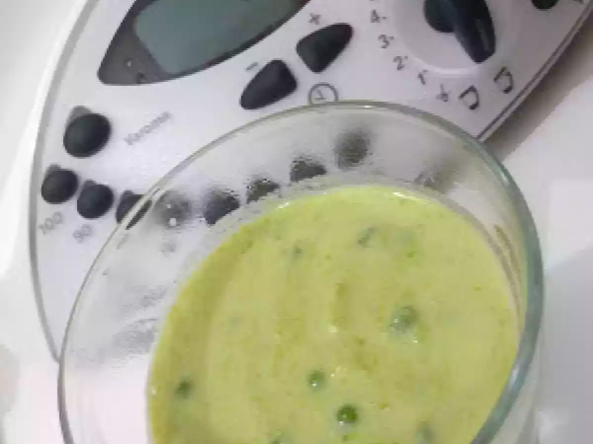 Crème de petits pois, avec ou sans thermomix