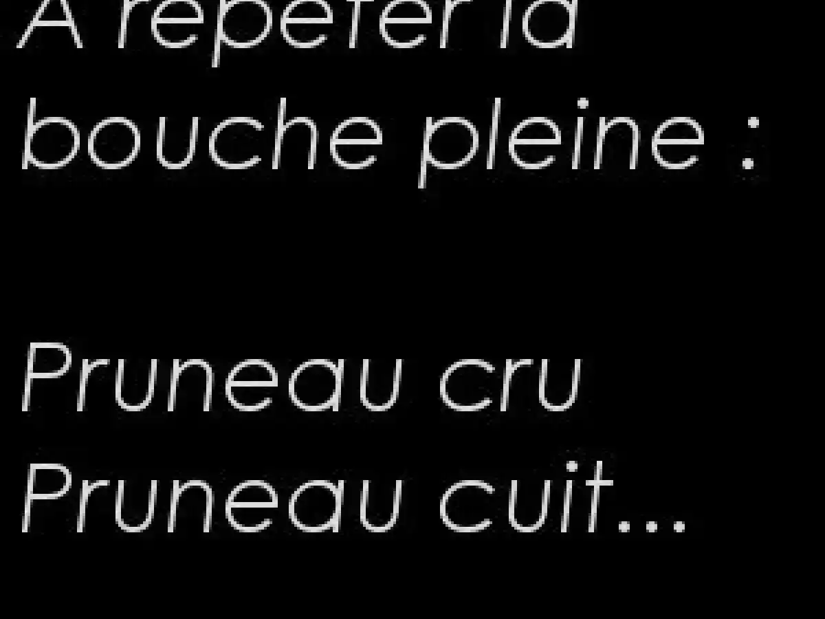 Crème de pruneaux artisanale !