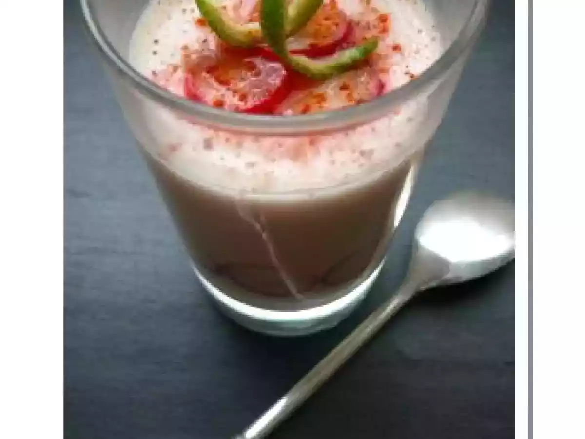 Crème de radis roses