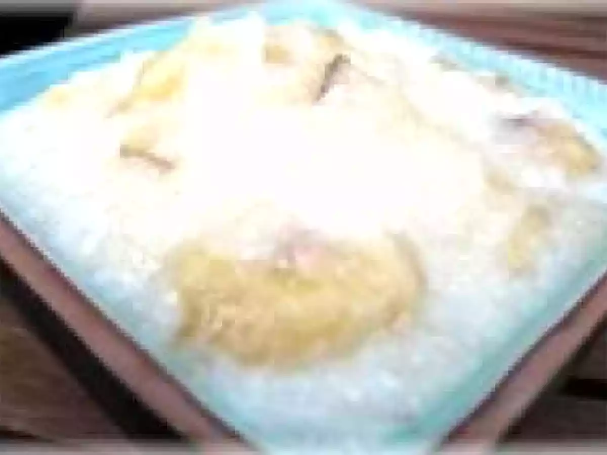 Crème de riz à la banane