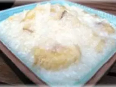 Crème de riz à la banane