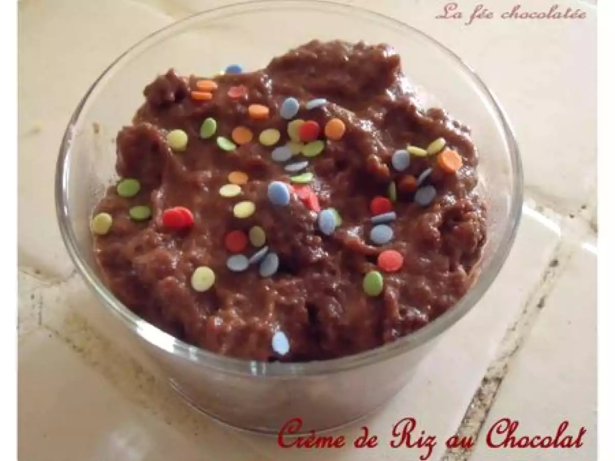Crème de Riz au Chocolat