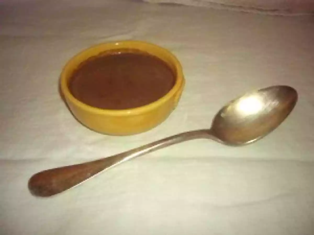 Crème de tapioca à la poire et au chocolat