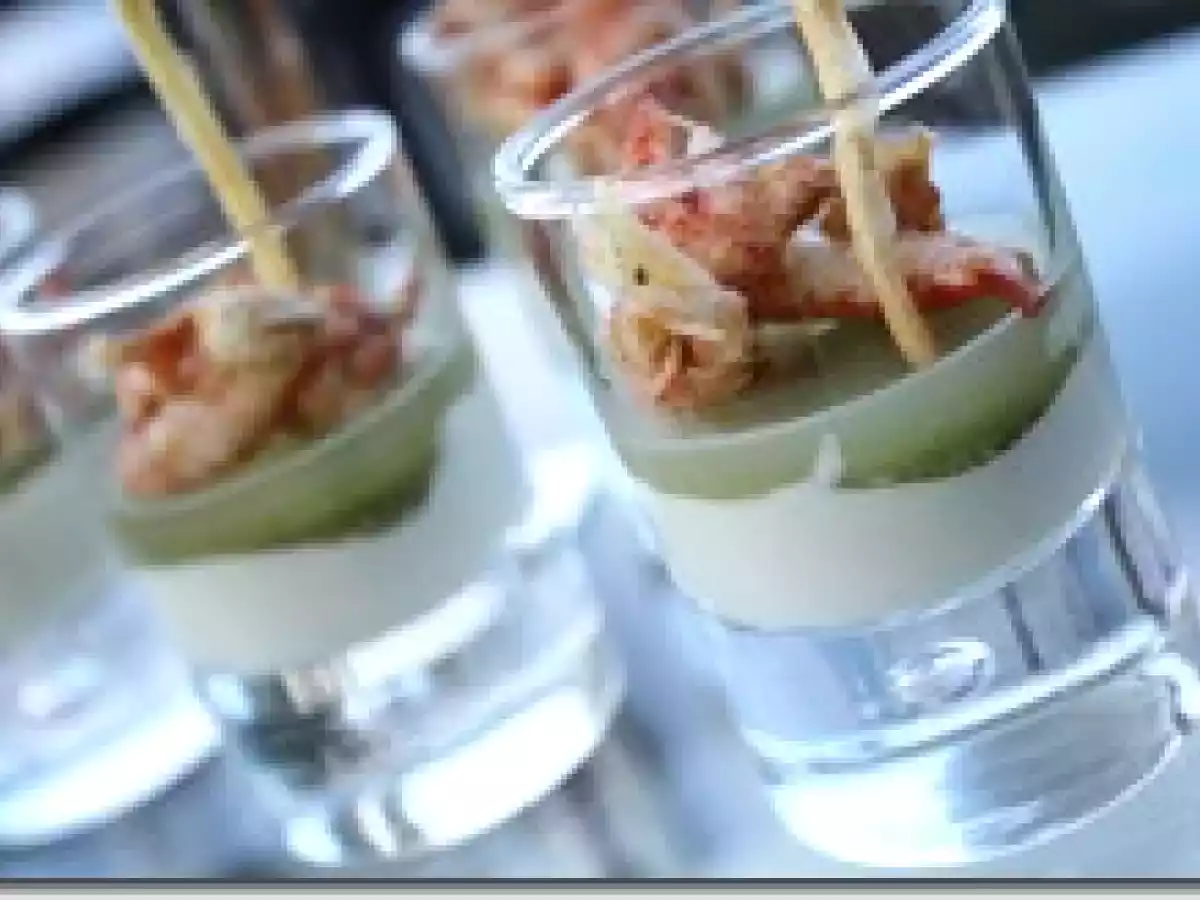 Crème de Topinambour, Gelée au Thé Vert et Queues d?Ecrevisses - photo 3