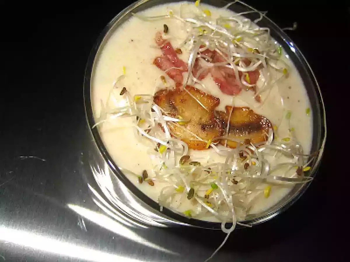 Crème de topinambours et champignons poëlés!! - photo 2