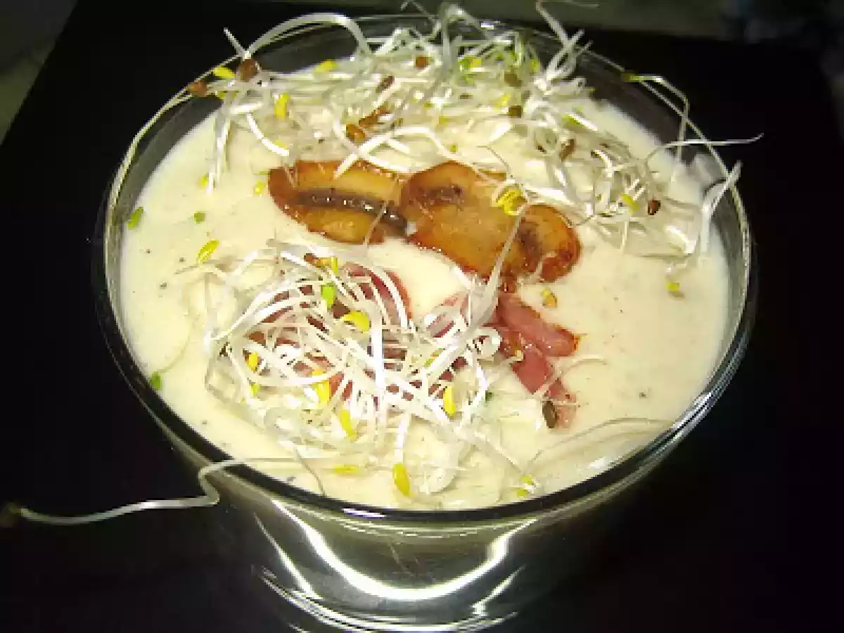 Crème de topinambours et champignons poëlés!! - photo 3