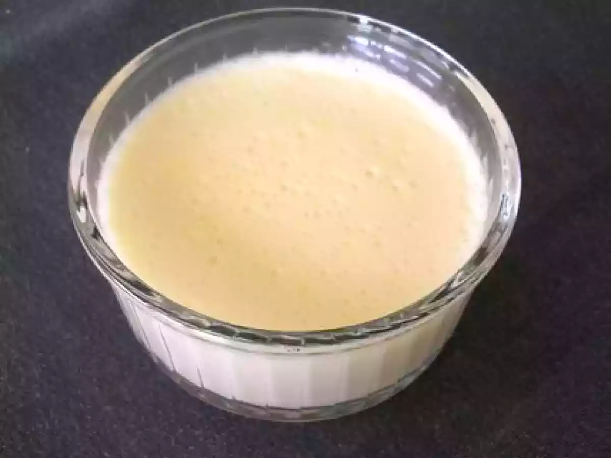 Crème dessert à l'amande