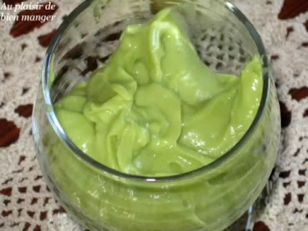 Crème-dessert à l'avocat (pour adulte seulement)