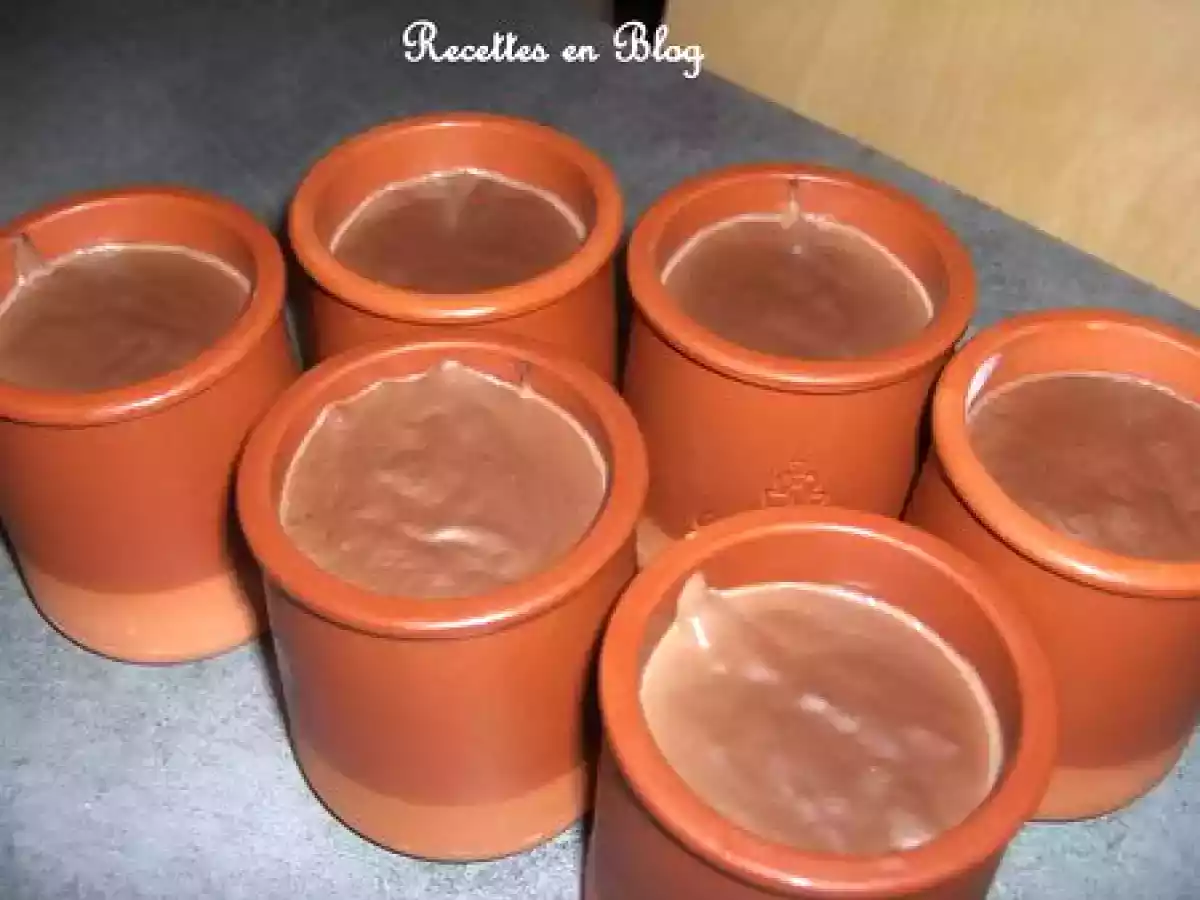 CREME DESSERT AU CHOCOLAT NOIR FACON DANETTE