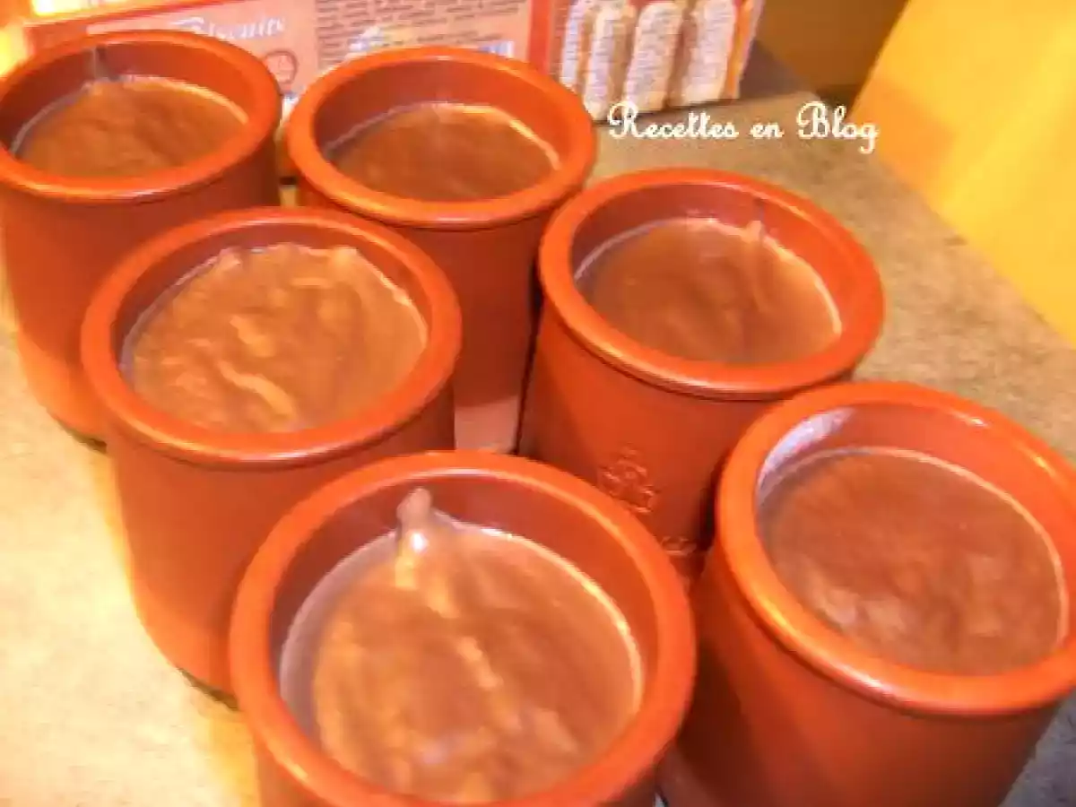 CREME DESSERT AU CHOCOLAT NOIR FACON DANETTE - photo 2