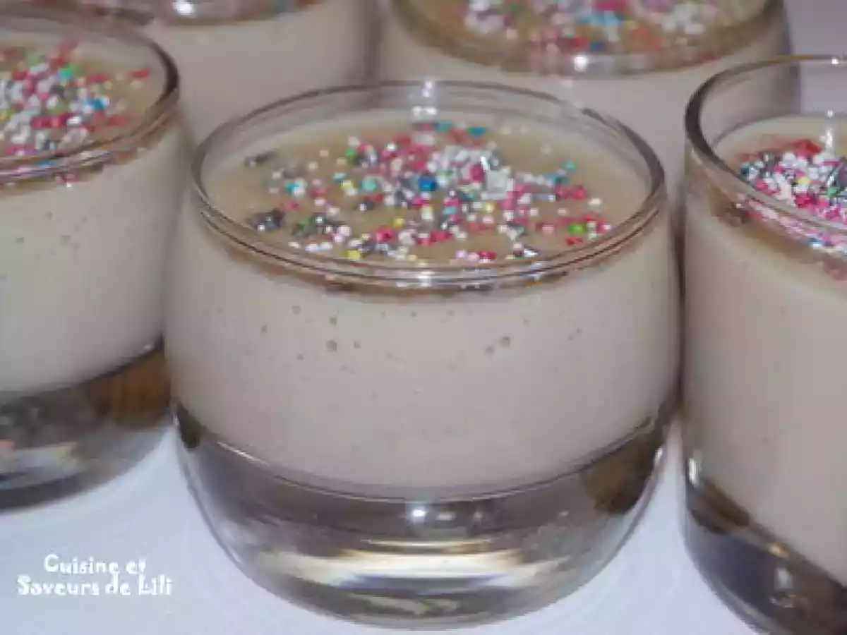 Crème dessert au daim