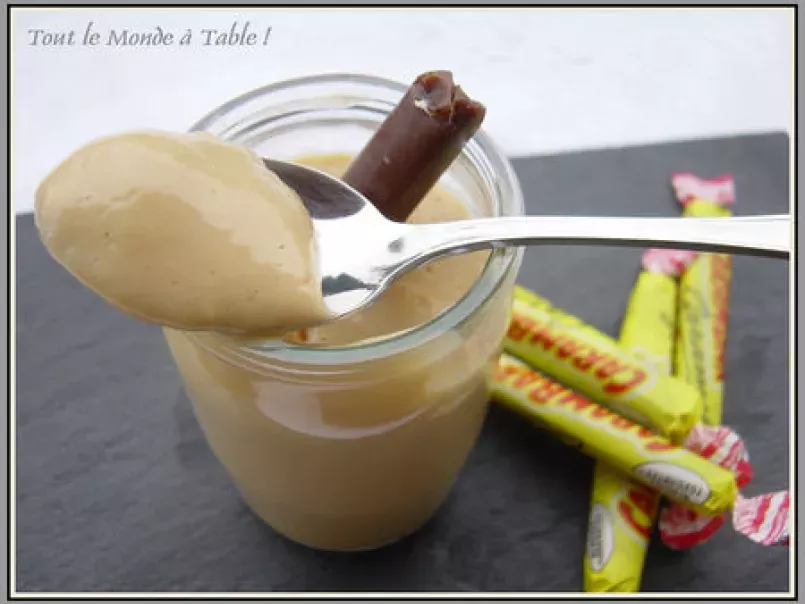 Crème dessert expresse façon danette double saveur : vanille et carambar - photo 3