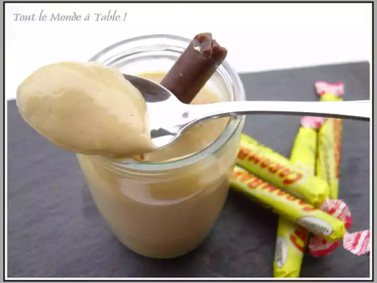 Crème dessert expresse façon danette double saveur : vanille et carambar - photo 3