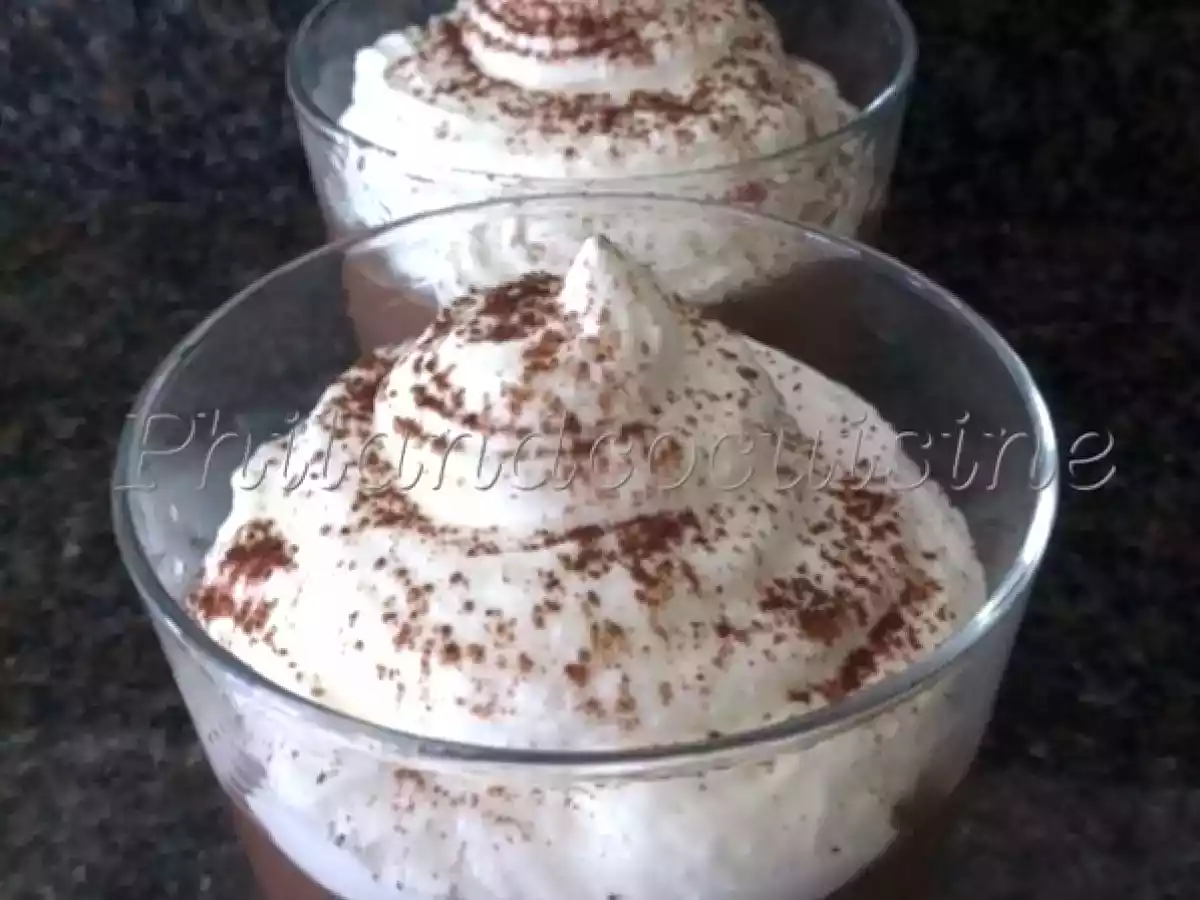 Crème dessert façon chocolat liegeois - photo 2