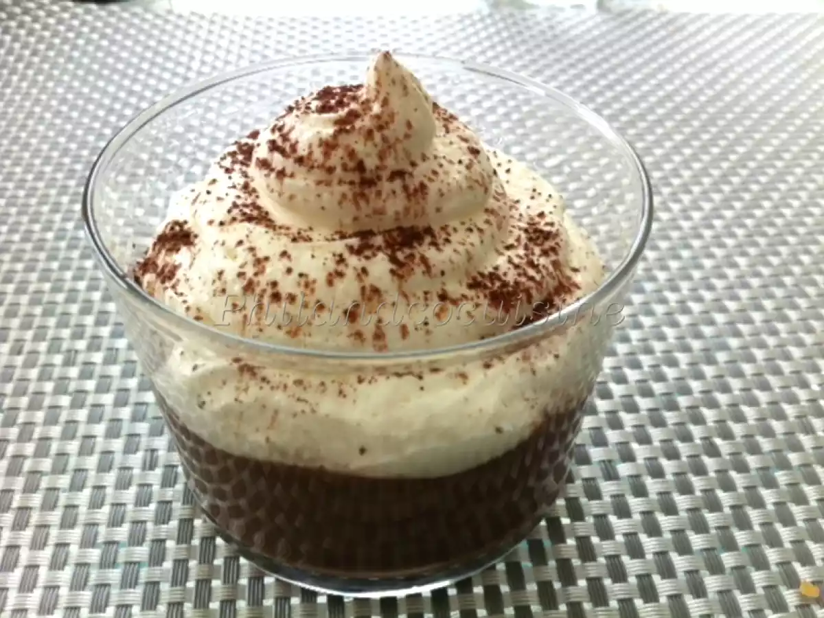 Crème dessert façon chocolat liegeois