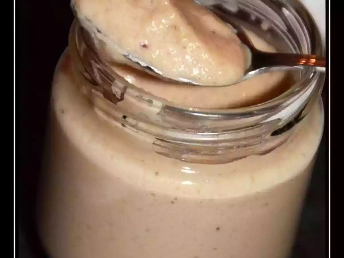 Crème dessert façon danette à la crème de marron au micro-onde