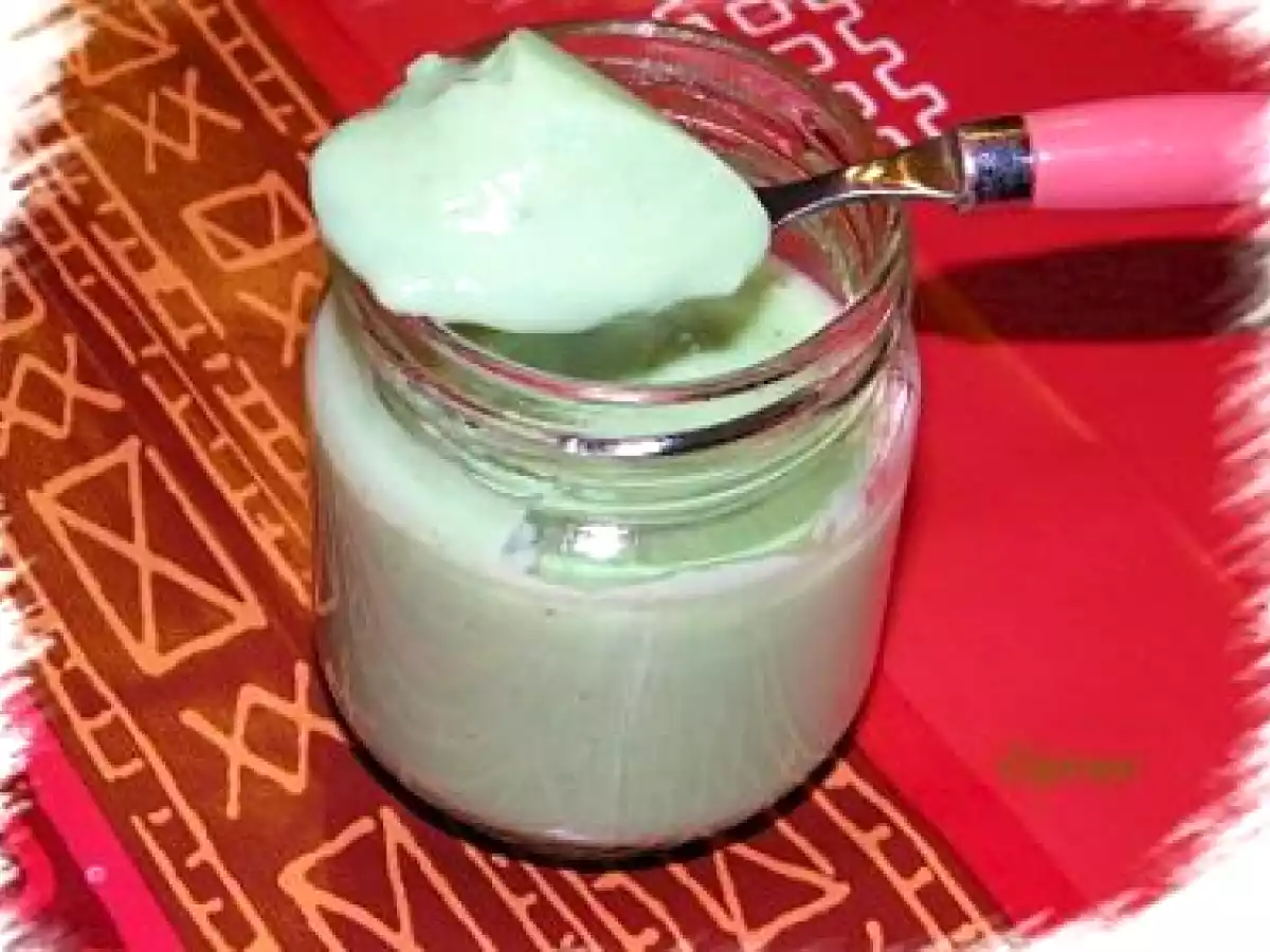 Crème dessert pistache