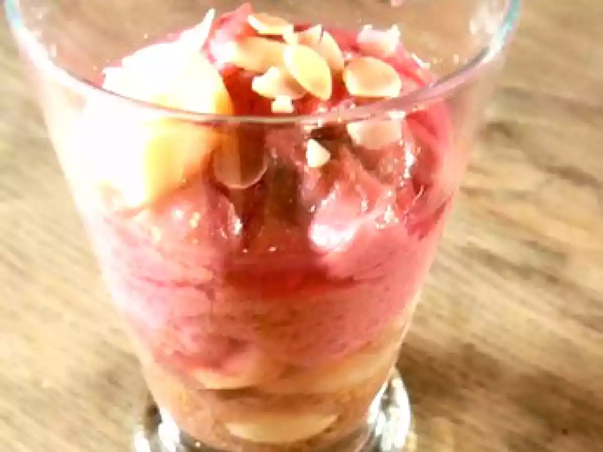 Crème dessert rose litchi