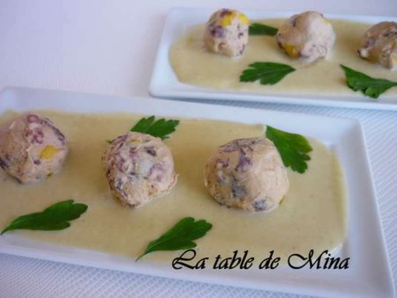 Crème du Barry glacée, aux bonbons de foie gras, photo 2