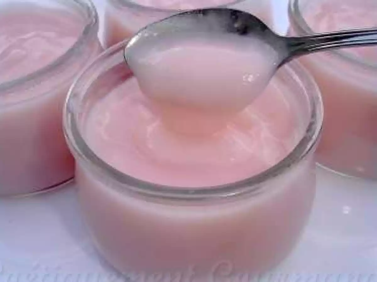 Crème façon Danette à la barbe à papa