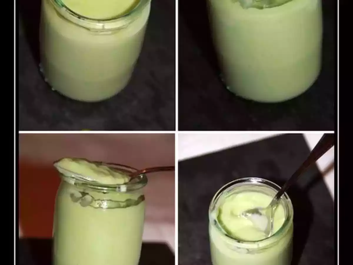 Crème façon danette à la pistache au micro-onde - photo 3