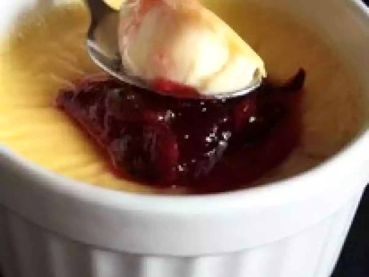Crème fondante aux oeufs et sa gelée de fleurs d'hibiscus - photo 3