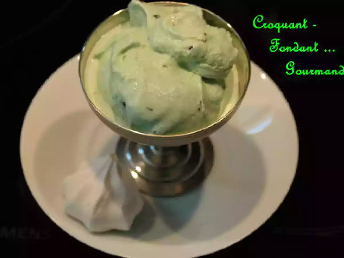 CRÈME GLACÉE à la MENTHE et aux PÉPITES de CHOCOLAT - photo 4