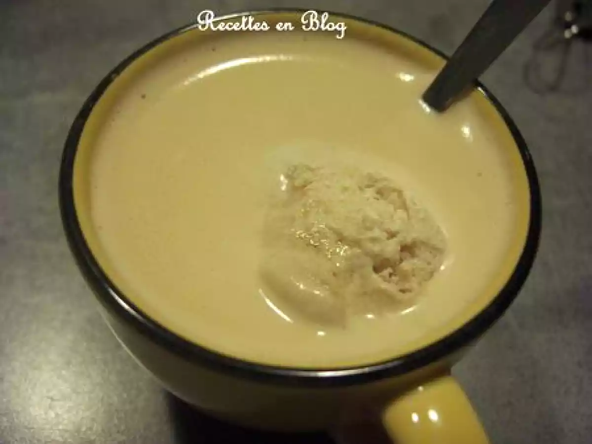 CREME GLACEE ALLEGEE AU CAFE SANS OEUFS - photo 2