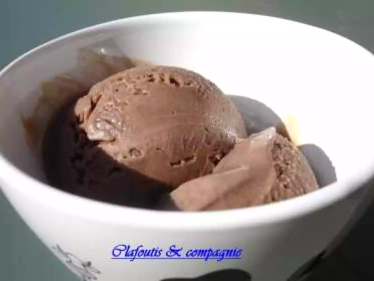 Crème glacée Chocolat-Nutella au lait de soja