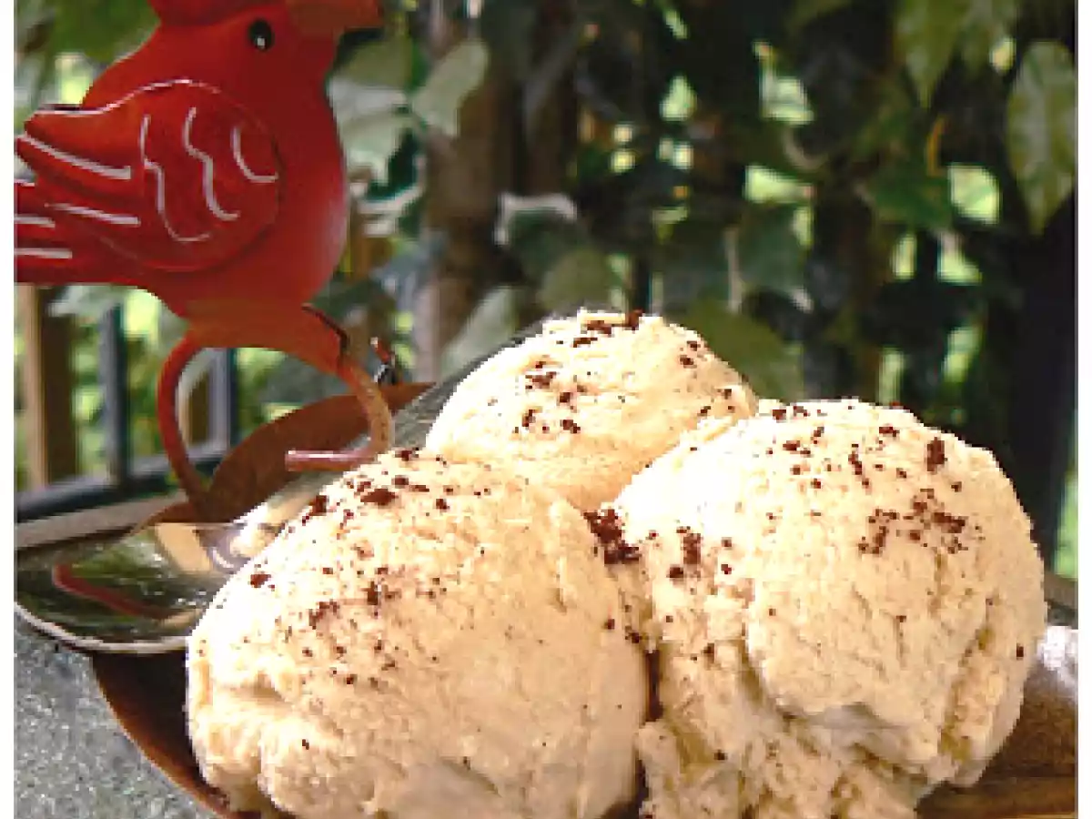 Crème glacée maison au café