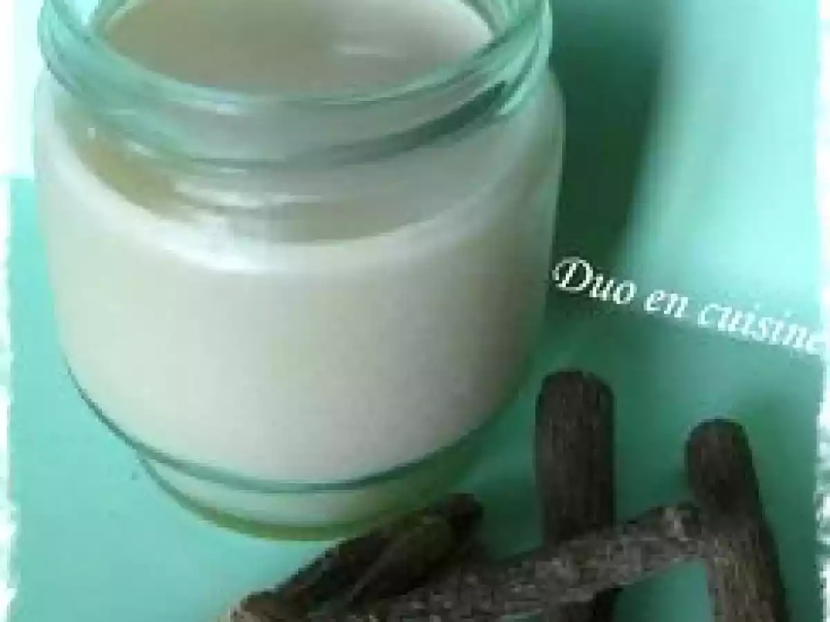 Crème légère, légère à la réglisse