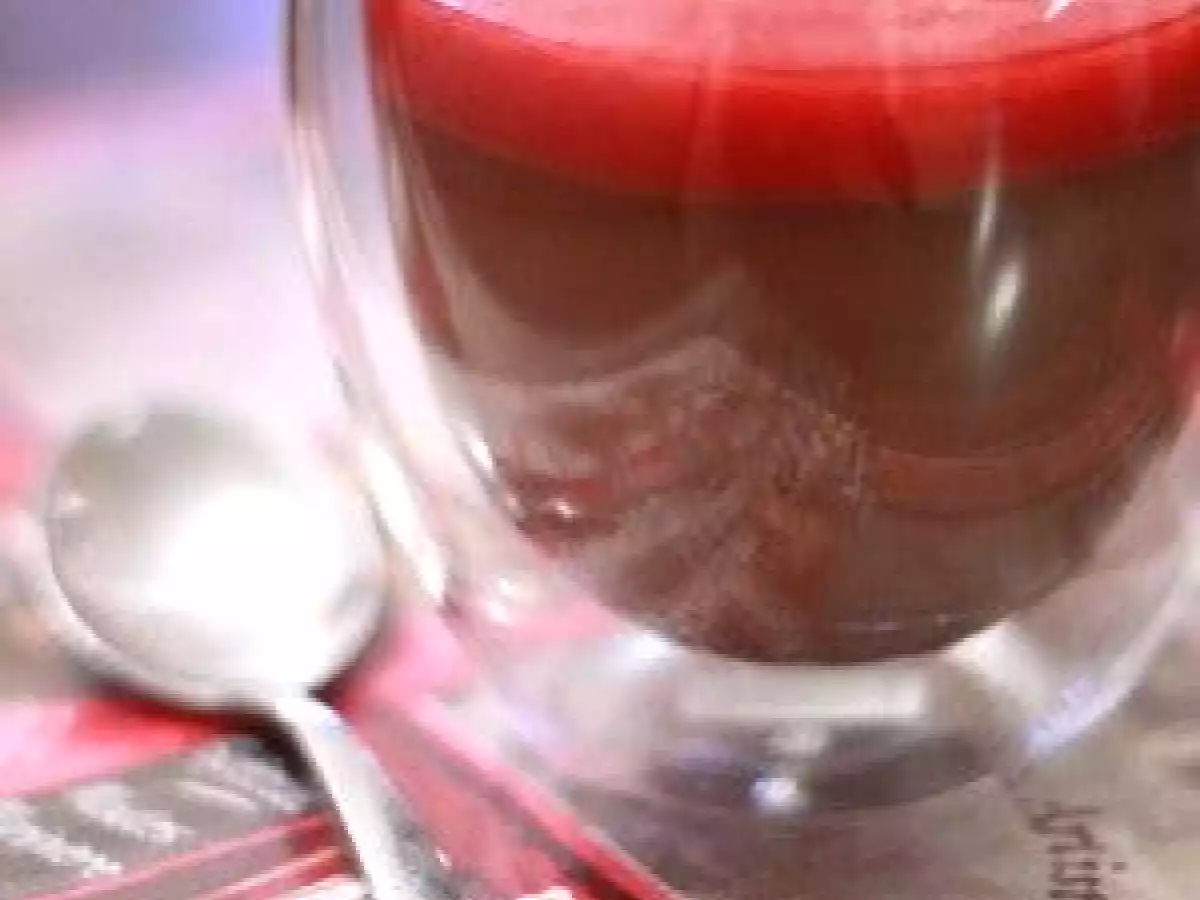Crème onctueuse au chocolat et framboises de Pierre Hermé - photo 2
