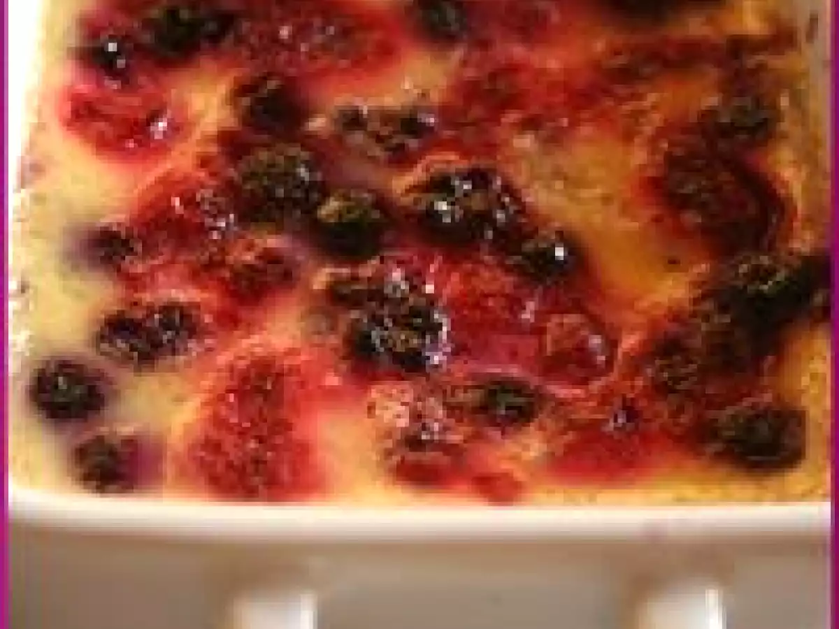 Crème onctueuse aux fruits rouges