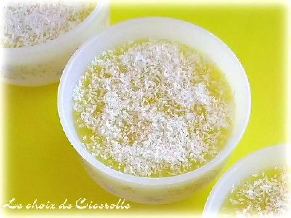 Crème pâtissière au lait de riz, légère, légère...