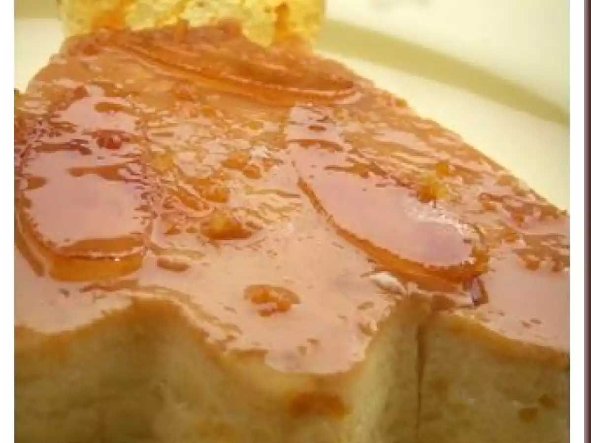 Crème renversée à l'orange et caramel blond