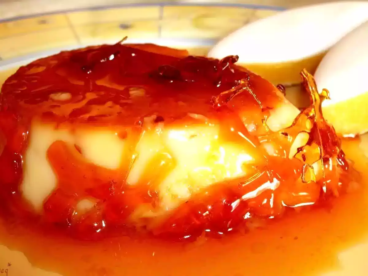 Crème renversée à la crème de Calissons