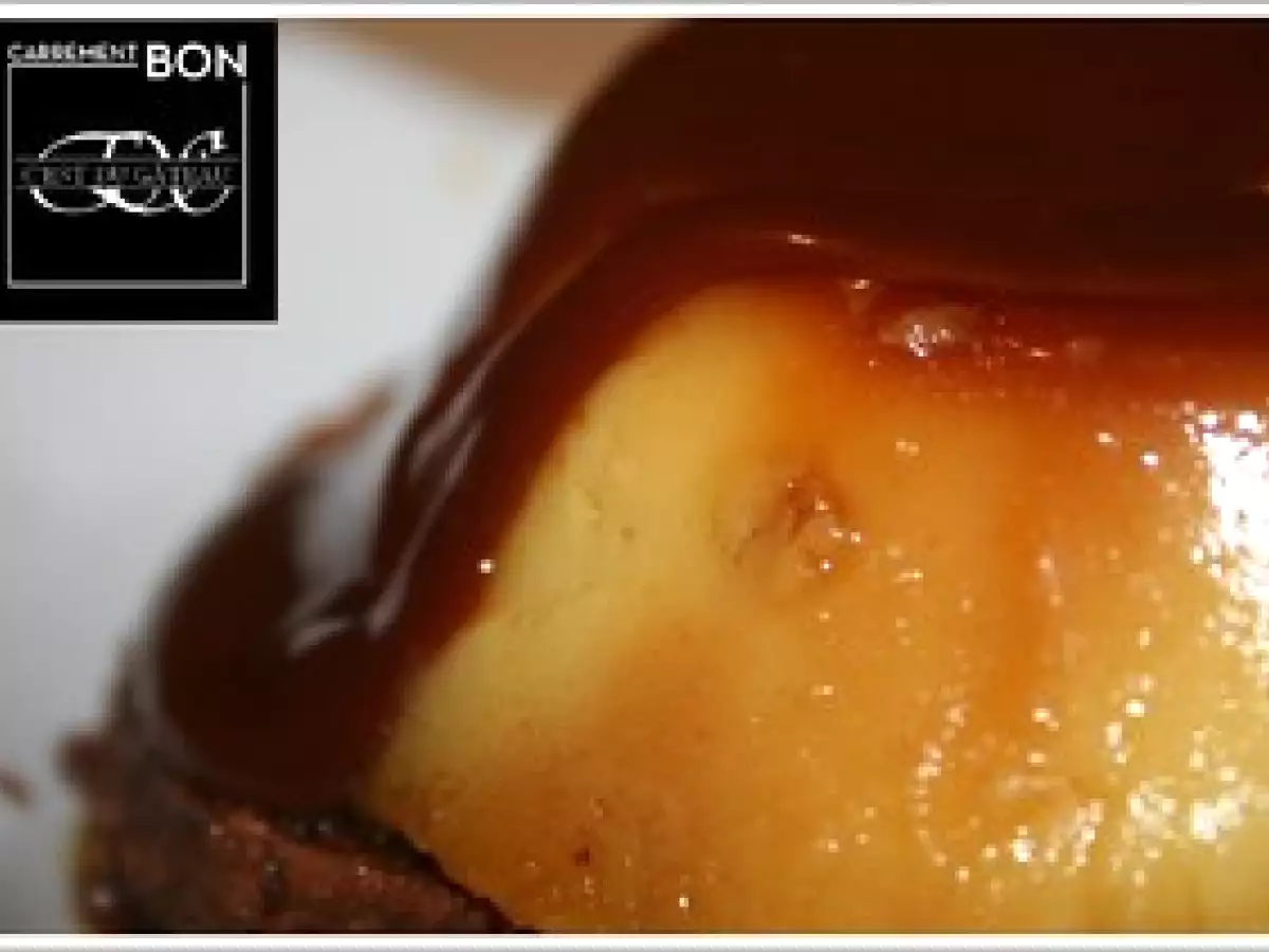 Crème renversée coco-mangue sur croustillant coco - photo 2