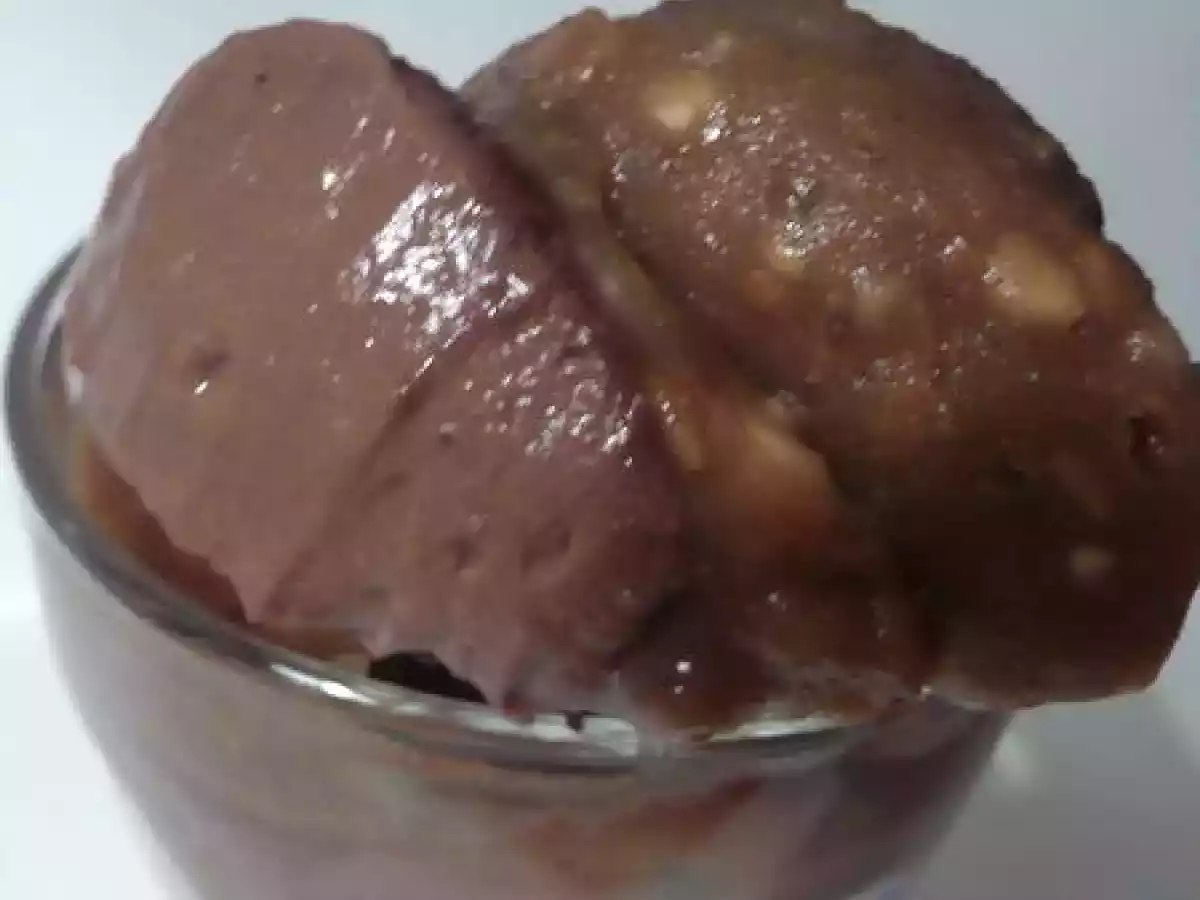 Crème velours au chocolat et caramel croustillant au pralin ... - photo 2