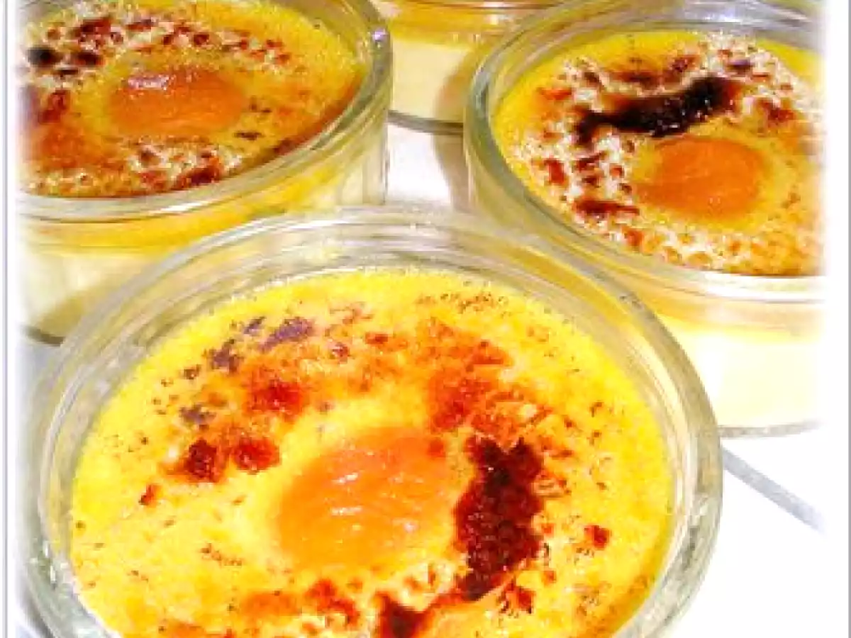 CREMES BRULEES ABRICOTS et LAVANDE
