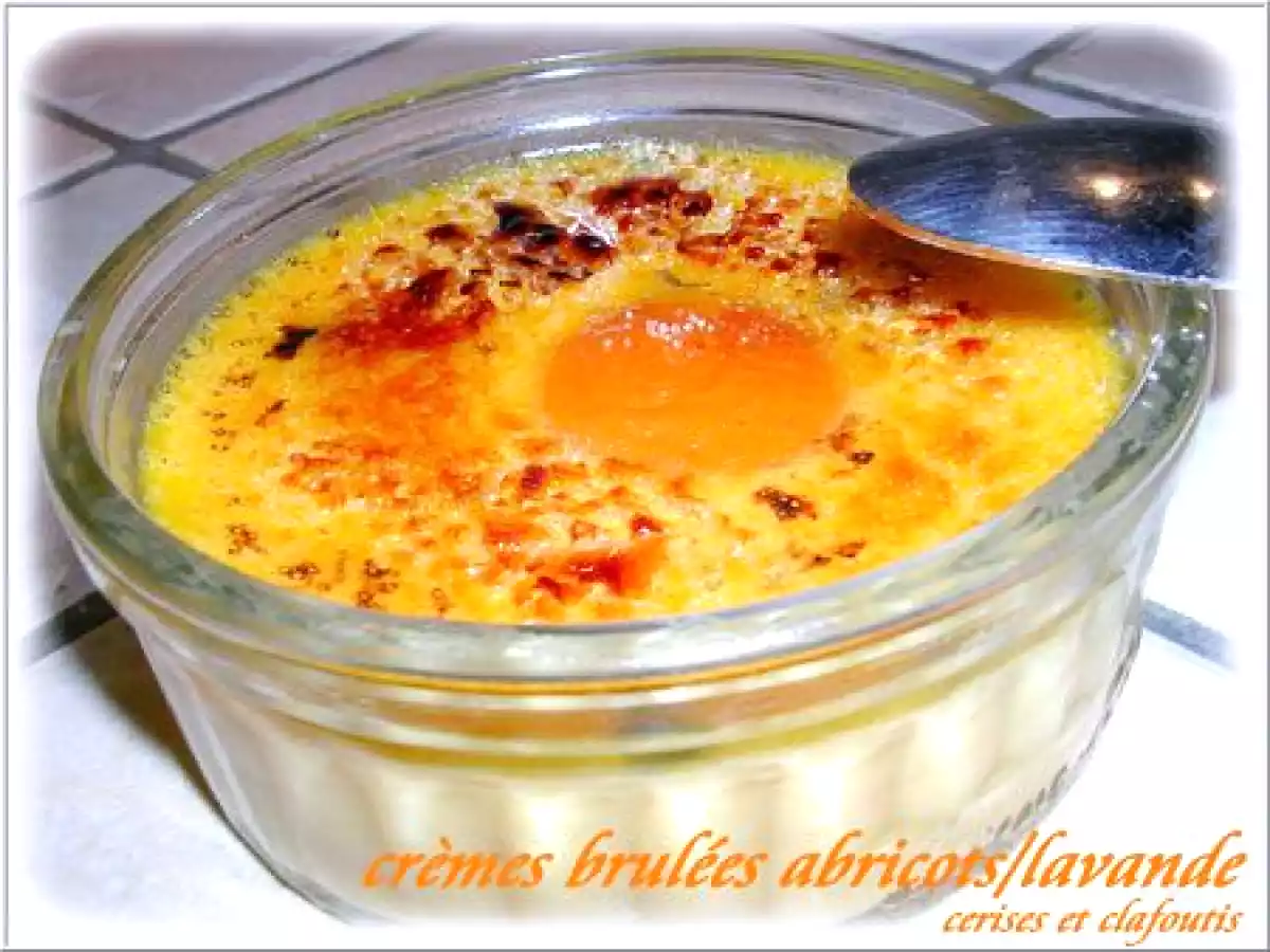CREMES BRULEES ABRICOTS et LAVANDE - photo 2
