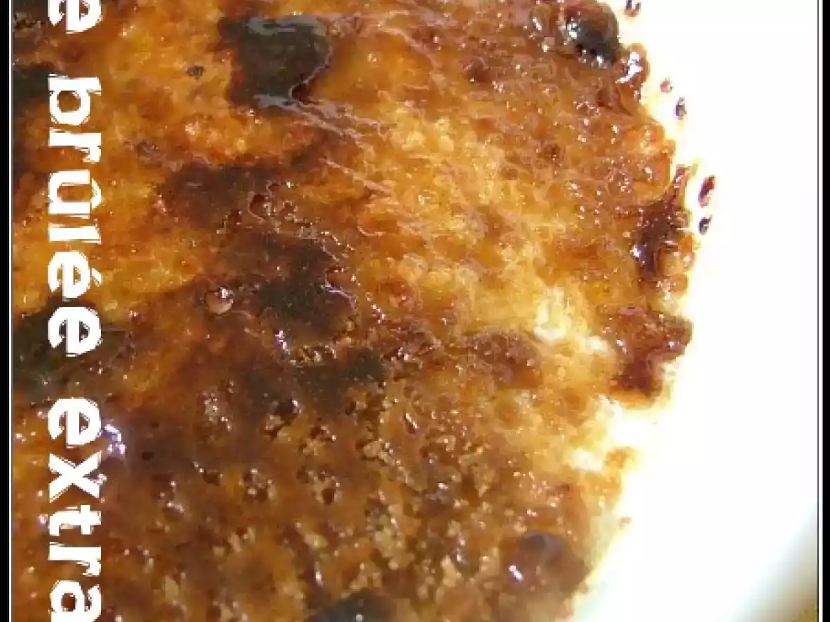 Crèmes brûlées extra light à l'agar agar