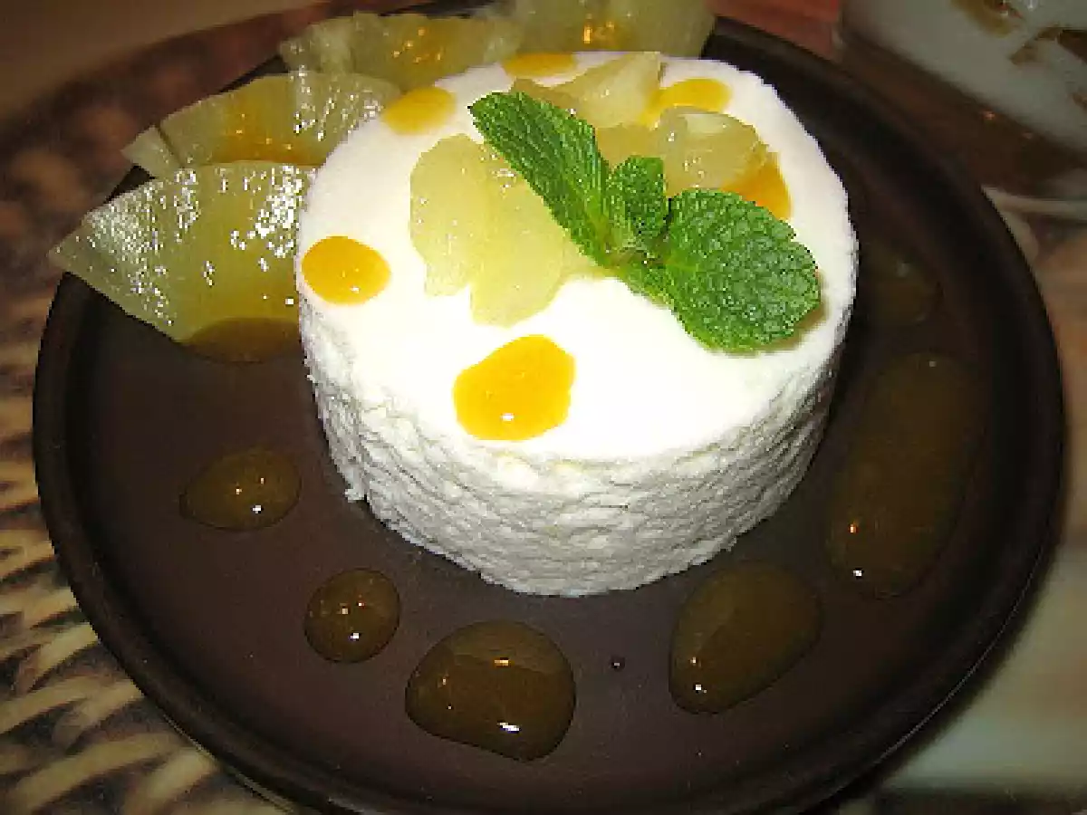 Crémet à l'ananas et son coulis d'orange!!!! - photo 3