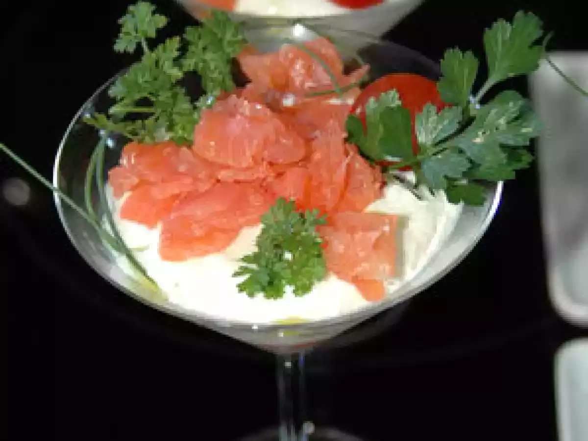 CRÉMEUX de CHOU-FLEUR au SAUMON FUMÉ - photo 2