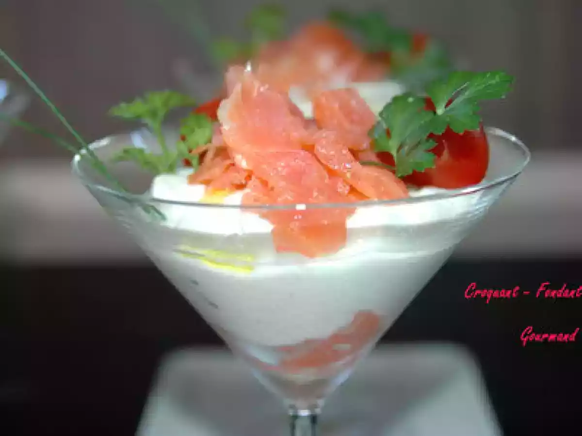 CRÉMEUX de CHOU-FLEUR au SAUMON FUMÉ - photo 3