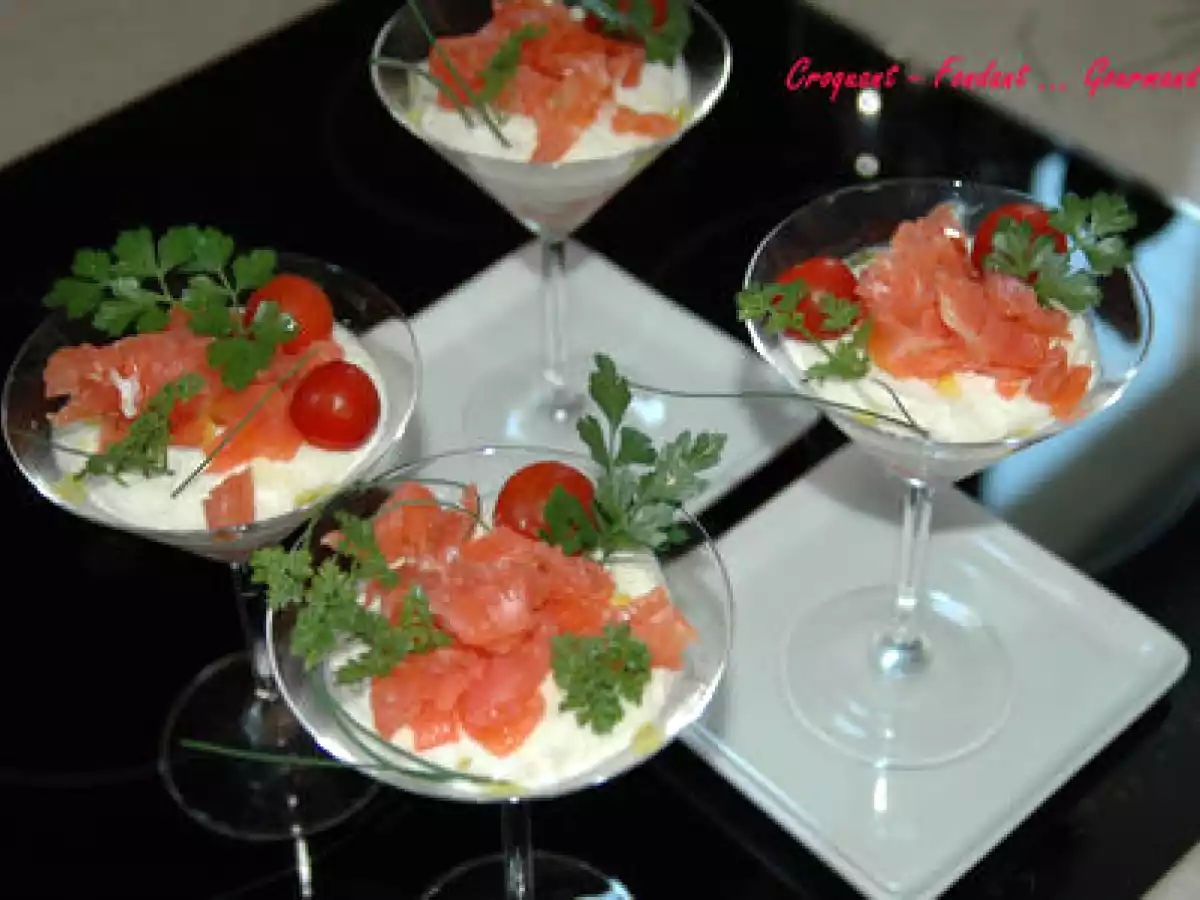 CRÉMEUX de CHOU-FLEUR au SAUMON FUMÉ - photo 4