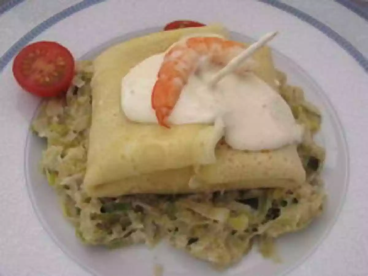 Crêpe aux noix de st Jacques