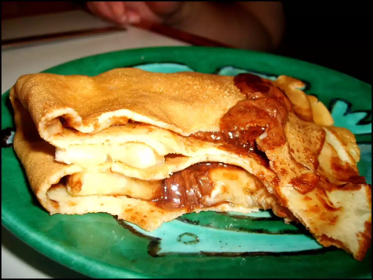 Crêpe banane Nutella