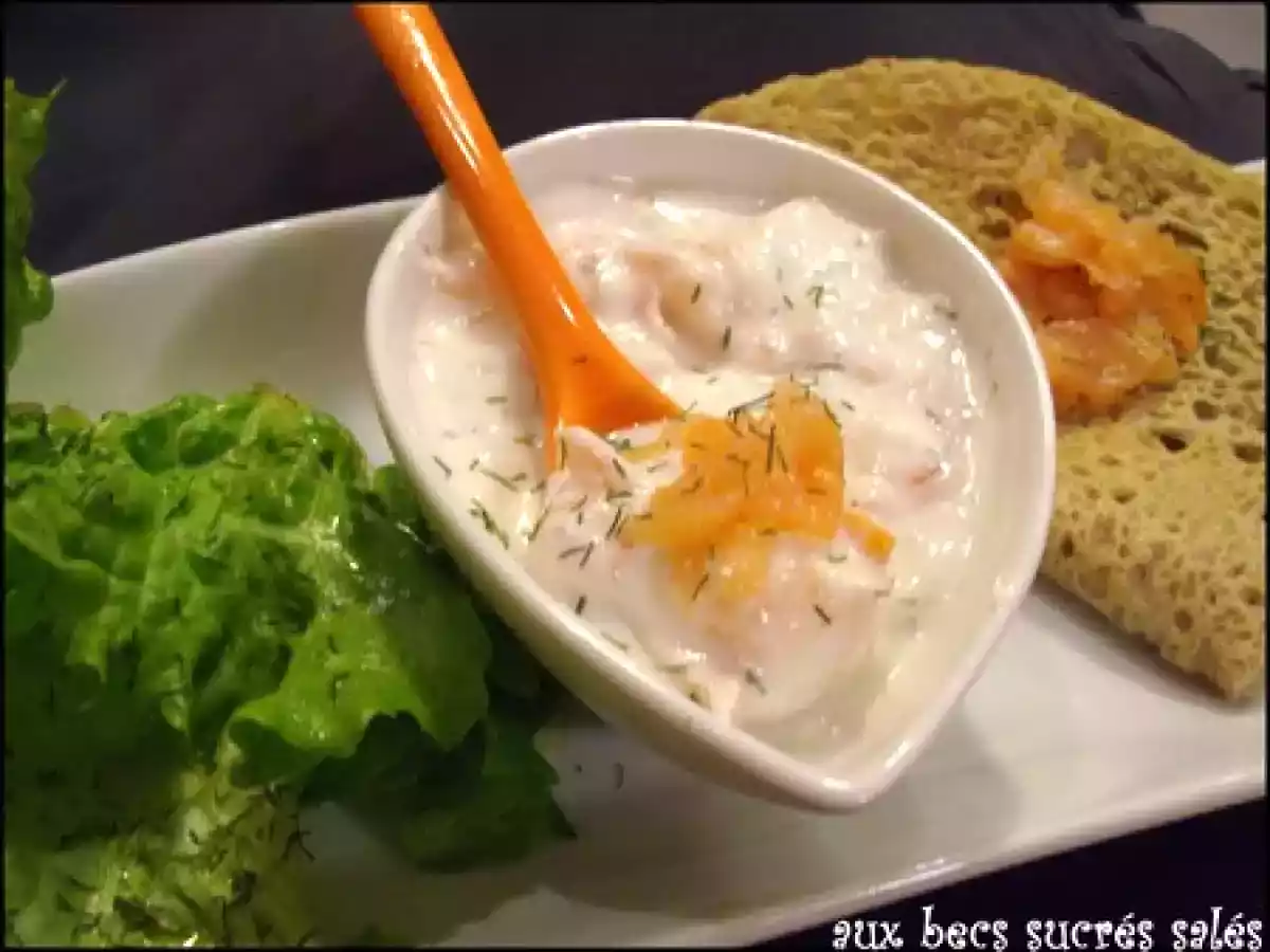 Crêpe sarrasin au saumon fumé et fromage blanc - photo 3