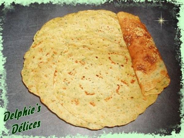 CREPES A LA FARINE DE POIS CHICHES